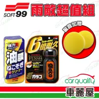 在飛比找momo購物網優惠-【Soft99】雨敵-油膜超值限量組合(C236+C238)