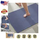 Machine Washable Chenille Bath Mat 24"x47" - Non-Slip Quick Dry Rug for Safety