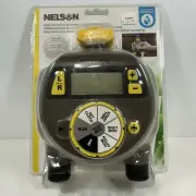 Nelson Dual Outlet Electronic Water Timer! Customize Run Time from 1-360 Minutes