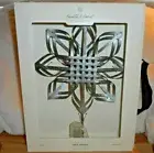 HEARTH & AND HAND 2021 CHRISTMAS STAR TREE TOPPER SILVER METAL FARM HOUSE NEW