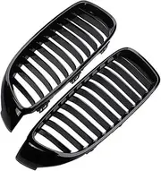 Front Bumper Kidney Grill Compatible For BMW 4 Series F32 F33 F36 F80 F82 F83 M4 2013-2020 Style Refiting Grille Replacemen(Single 11Gloss Black)
