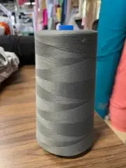 Spool of American & Efird thread Polyester Spool T-40 12,000 yards Grey