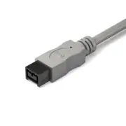 Firewire 800 Cable IEEE 1394B 9 Pin Male to 9 Pin Male 1m (3ft) - GRAY