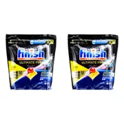 64pc Finish Powerball Ultimate Pro All-In-1 Dishwasher Tabs Lemon Sparkle