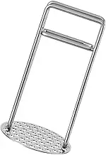 BEALIFE Efficient Potato Masher with Wide Handle for Smoothly Mashed Potatoes, Silver, 7cm in Diameter 13.6cm in Height