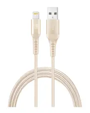 LAX Gadgets Apple Mfi Certified 4Ft Gold Lightning To USB Cable