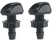 2Pcs Car Windshield Wiper Washer Spray Nozzle Universal Car Dual Holes Windshield Washer Nozzle Wiper Water Spray Jet Windshield Wiper Nozzles