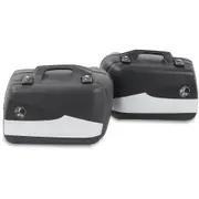 HEPCO & BECKER Junior case FLASH 40, black/silver bezel, black-silver Black Silver