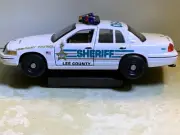 Sheriff Lee county police car Custom graphics new 1:43 scale by WELLY