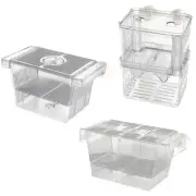 Fish Breeding Box with Suction Cups Hatching Box for Guppy Clownfish Betta