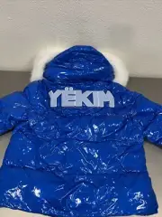 Yekim Jacket Size XL New With tags Blue Puffer