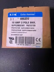 Eaton Cutler Hammer WMS3D10 10 AMP 3 POLE BKR.