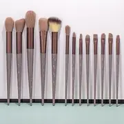 12 Pcs Eyeshadow Brush, Premium Eyeshadow Brush Set, Professional Eye Makeup Brushes with Soft Hairs, Blending Brush for Foundation, Eyeshadow, Eyebrow, Eyeline with Storage bag，Pink
