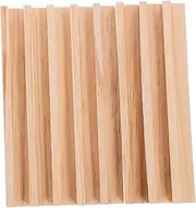 Domino Bases Letter Racks 8pcs Wooden Ornaments Rack Trays for Games Displaying Stand