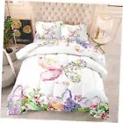 Butterfly Comforter Sets King for Girls Cailifornia King Ecbttah019