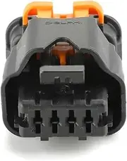 Xiaojiang Store 2/5/10/20/50/100sets 4pin Auto Electric Housing Plug Unsealed Wiring Harness Connector 13876521 (Size : 50Pcs)