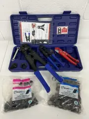 iCrimp F1807 PEX Crimper, Pipe Crimping Tool Kit PEX Tubing Cutter Crimp Rings