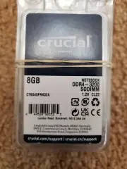 Crucial 8GB (1x8GB) PC4-25600 (DDR4-3200) SO-DIMM Memory CT8G4SFS632A For Laptop