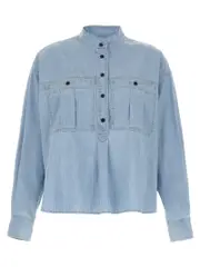 [Marant Etoile] Marant Etoile-Vero Camicie Celeste-Donna 38FR