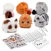 Wwxx Needle Felting Kits,needle Felting Kit With Instructions,needle Felting Pad,felting Wool,felting Ne [XH] As Shown