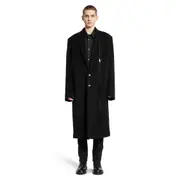 [ANN DEMEULEMEESTER] Leonard High-Comfort Coat Black