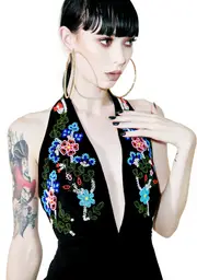 [Glamorous] Work This Out Beaded Romper