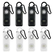 Personal Safety Alarm Rechargeable with Flashlight - 8pack
