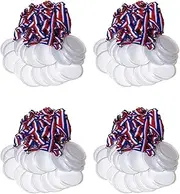 Binxind 96Pcs Colorful DIY Medal,Design Your Own Award Medals,DIY Medal for Children, Corporate, Sports, Festivals