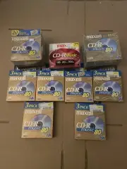 Maxell Blank CD-R Lot. 80 Min various packs ( 58 total CD's )