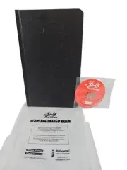 Stan Lee Collection Sketch Book & Metal Pin "EXCELSIOR" Speech Bubble Art 2017