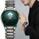Rado 雷達表 True真系列 高科技陶瓷 圓形 小鏤空機械錶 40mm 漸層藍綠色 R05 R27108322