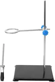 GETAJGHSD Laboratory Support Stand Flask Clamp Sturdy Metalware for Chemistry Experiments Easy Assembly Securely Holds Flasks and Beakers for Lab Use