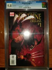 WOLVERINE ORIGINS # 1 CGC GRADED 9.8 VARIANT MICHAEL TURNER COVER WHITE PAGES