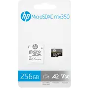HP Micro SD Card MX350 A2 256GB U3 High Speed With Adapator Class 10