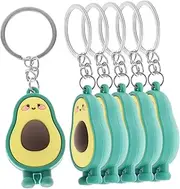 [SAFIGLE] Pendant Keychain Avocado Keychain Bag Charm Cute and Fashionable Key Ring for Ages Parties School Events