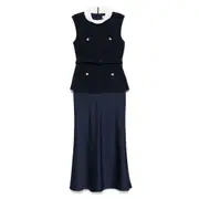[Self-portrait] Self-portrait Layered Dress 6 UK BLUE