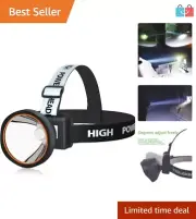 Ultra Bright LED Rechargeable Headlamp - Waterproof Torch for Camping & Hiking