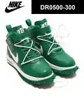Off-White Nike Air Force 1 Mid SP LTHR Pine Green White DR0500-300 Men's