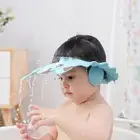 2 Pcs Waterproof Ear Protection Shower Cap Baby Bath Kids Shampoo Hat Child