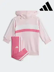 adidas Pink Essentials Tiberio Hoodie and Leggings Set Infant Kids (AR8290) | $76