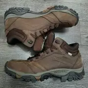 MERRELL Moab Adventure Mid Waterproof Hiking Boots Mens 13 Dark Earth Brown