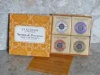 L'Occitane Savons De Provence 4 Deluxe Soaps Milk Verbena Lavender Orange 3.5 oz