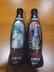 Coca Cola Zero 2007 Israel Open Your Mind 350 ml Wrapped Bottle Lot Of 2 Display