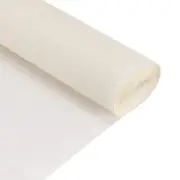 2pcs Crepe Paper Roll Crepe Paper Decor 6.9ft Long 20 Inch Wide, Milky White