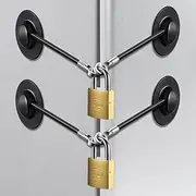 Hotop 4 Pack Fridge Lock Refrigerator Locks with Keys Freezer Lock Cabinet Chest Door Child Safety Lock for Adults Baby Proofing
