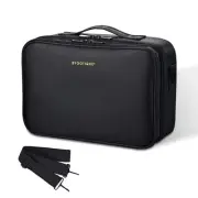 Byootique 13” Makeup Train Case Cosmetic Organized Bag Travel Storage Backpack