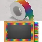 Rainbow Classroom Decor Chalkboard For Wall Bulletin Board Desks Border Trim 20M