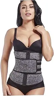 [FOMIYES] Tummy Belt Waistband Corset Workout Shapewear Grey Size 4XL Posture Support for Lady