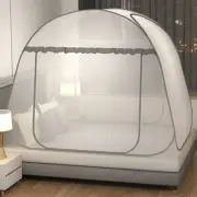 Simple Yurt Mosquito Net Portable Camping Tent Single Double Bed Canopy For