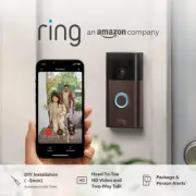 Battery Video Doorbell + No-Drill Mount | DIY Wireless Doorbell Security Camera